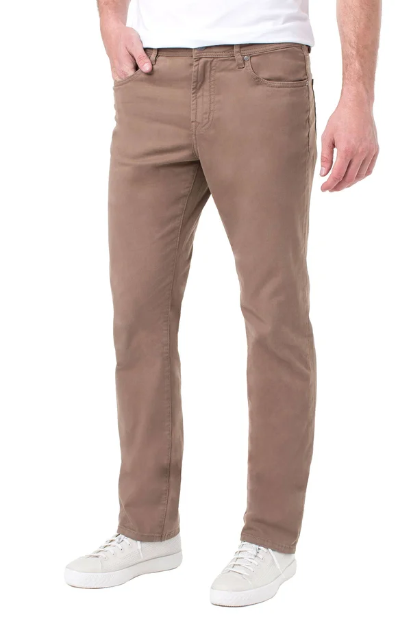 Liverpool Regent Relaxed Straight Pant - Brown 32/32 - Men's
