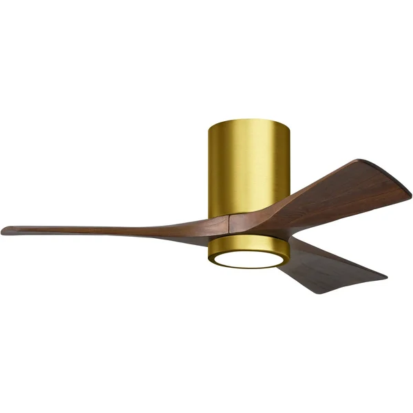 Irene Hugger Ceiling Fan with Light by Matthews Fan Company - Gloss White, IR3HLK-WH-WA-60