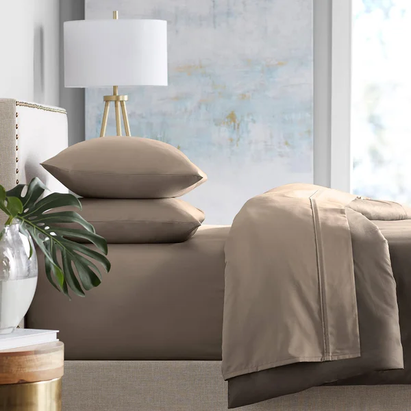 Member&s Mark Sheet 450 Thread Count-Ash Size Cal King