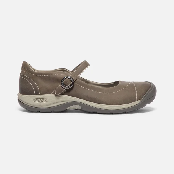 Keen Women's Presidio II Mary Jane Shoes Size 5, In Paloma/Silver Birch