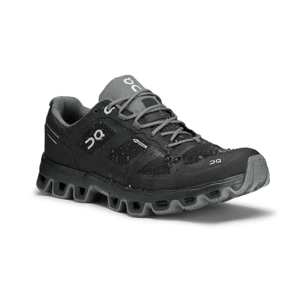 On Running Cloudventure Waterproof Black - Womens Trail Running & Running Shoes, Size US 6 - Color Black - Graphite