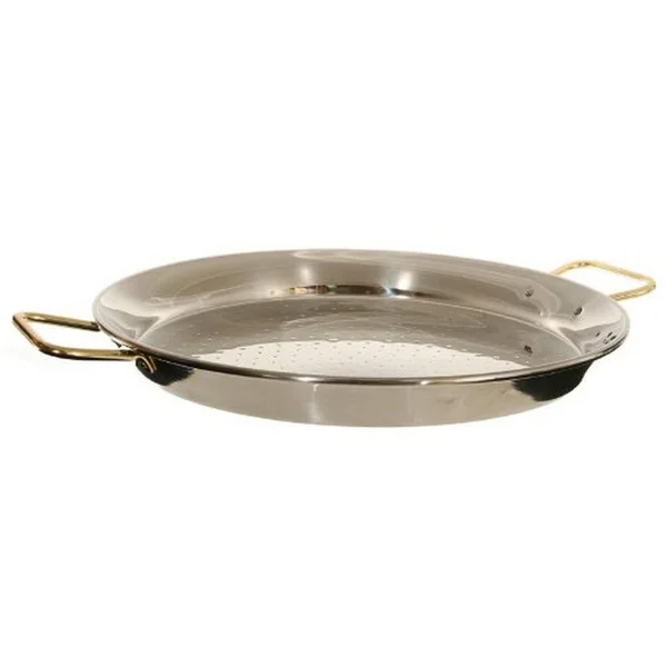 Garcima 18-inch Stainless Steel Paella Pan - 46cm