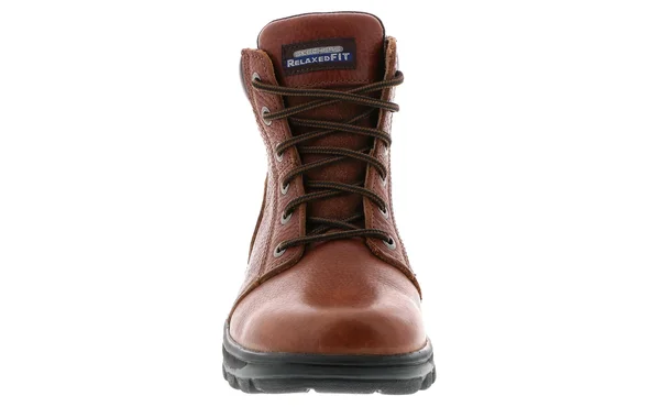 Men's Skechers Work Relaxed Fit Workshire Steel Toe, Size: 9, Brown