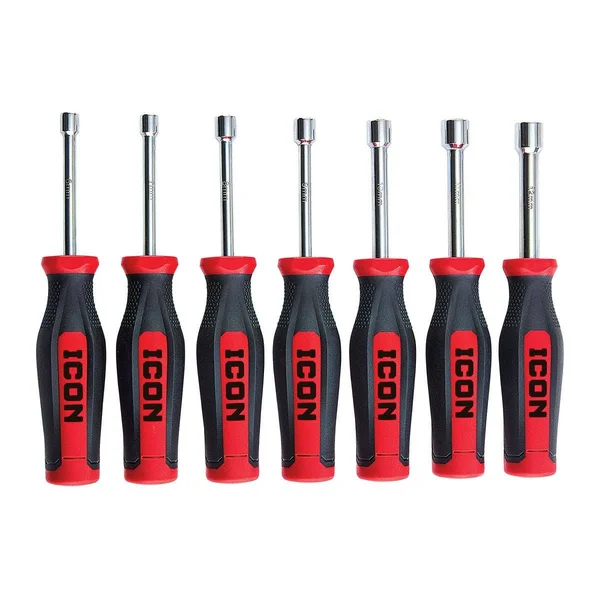 Icon Professional Hollow Shaft Metric Nut Drivers - 7 Piece 56525