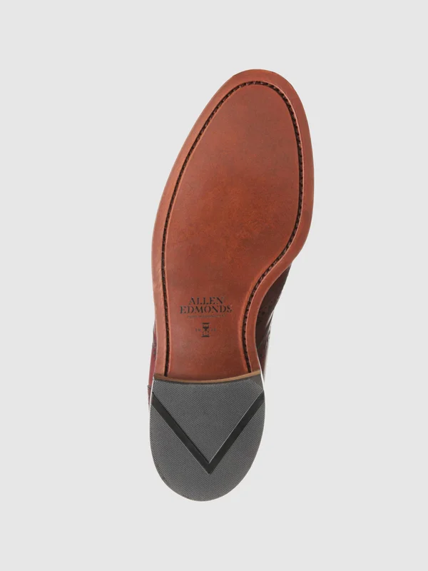 Men's Allen Edmonds Dalton Wingtip Boot 3180220 - 11.5 D - Oxblood