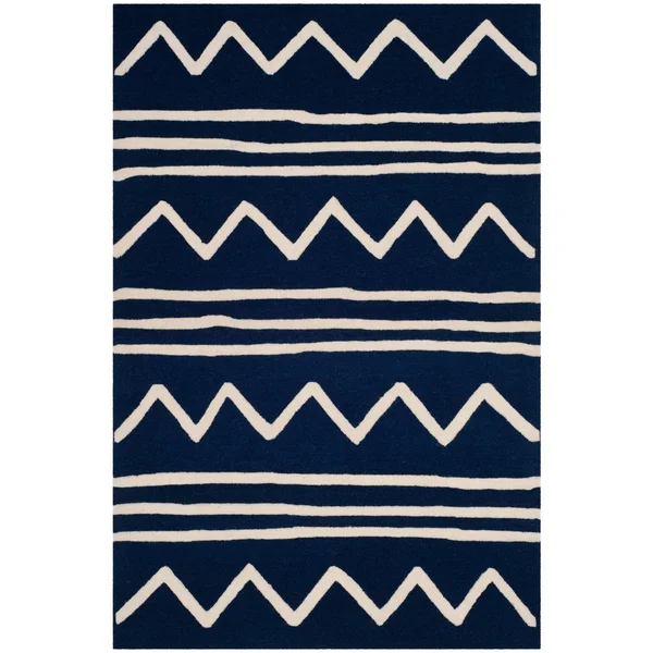 Safavieh Kids Navy/Ivory 8 ft. x 10 ft. Geometric Area Rug