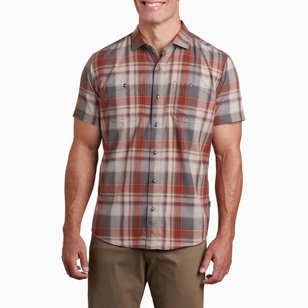 Kuhl Men's Styk Shirt, Campfire Red, L