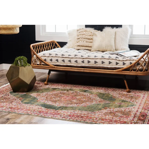 Unique Loom Baracoa Regla Turquoise 2& 7 x 10& 0 Runner Rug