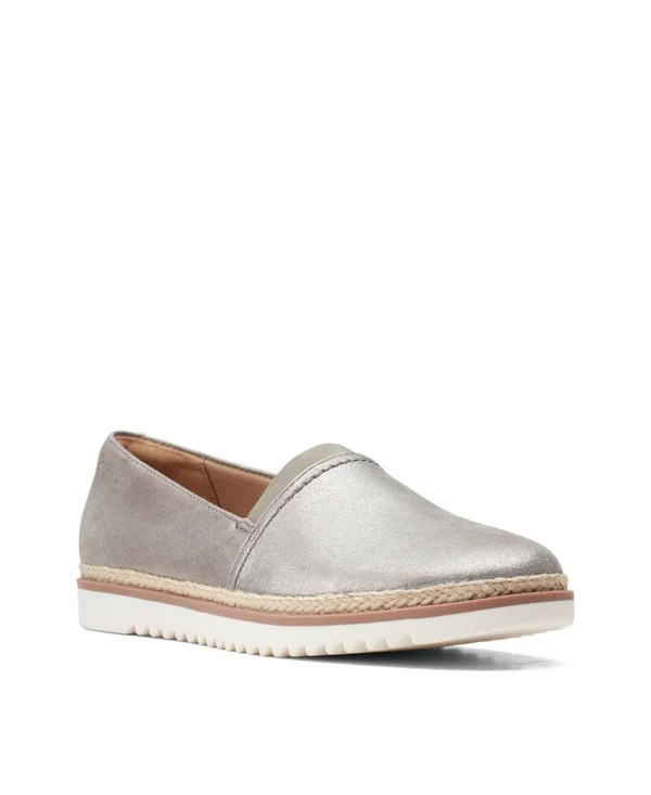 Clarks Women's Serena Paige Shoes - Metallic Leather