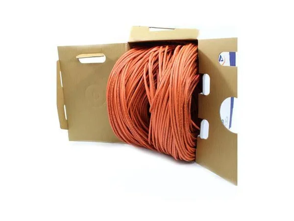 Cat5e Plenum (CMP) 24AWG - Unshielded, 1000Ft. Solid 1000 ft., Orange
