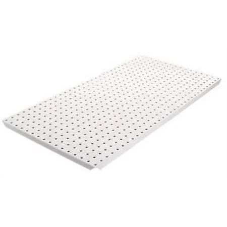Pegboard, 16in.Hx32in.W, Metal, White, PK2