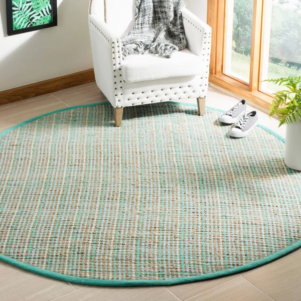 Safavieh Cape Cod Natural 6 ft. x 6 ft. Square Area Rug