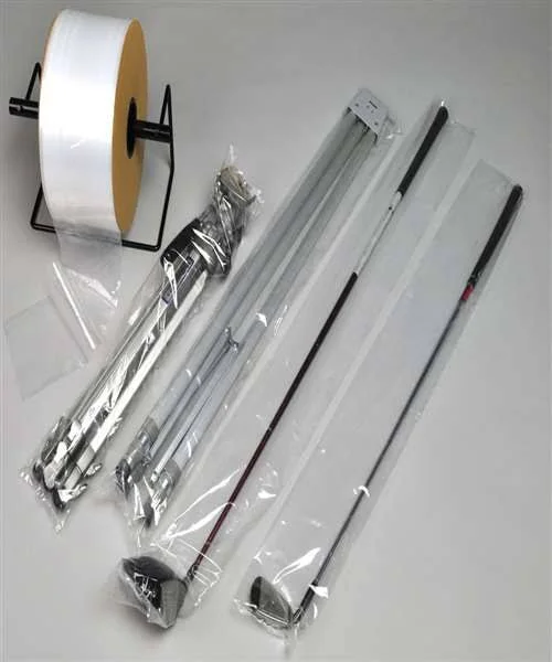 4 Mil Standard Poly Tubing, Clear, 1075 ft. x 38x22 Width