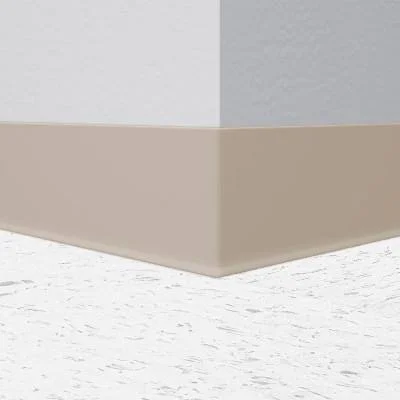 Tarkett - Johnsonite 4x22 Beige 49 Duracove Traditional Rubber Wall Base 4x22 x 120& Roll, Cove (with Toe)