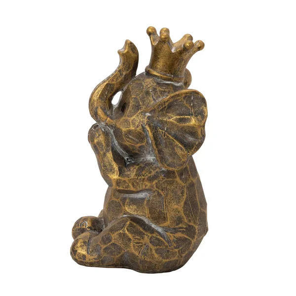 Sagebrook Home 14783 Resin Hear No, See No Speakno Elephants, Gold (Set of 3)