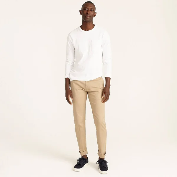 J.Crew Mens 484 Slim-Fit Stretch Chino Pant (Size 29x30)