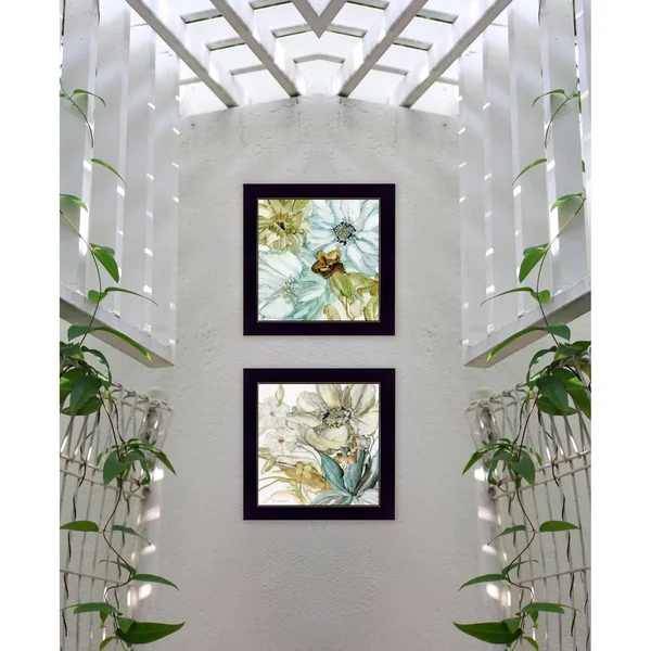 Sea Glass by JG Studios Hang Framed Print - Black Frame
