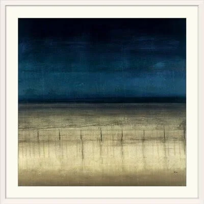 Frytown &Blue Dream& by Painting Print Wrought Studio Size: 20x22 H x 20x22 W x 1x22 D, Format: White Framed