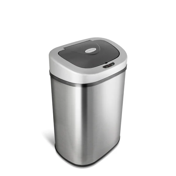 Nine Stars 21.1 Gallon Stainless Steel Motion Sensor Trash Can, Silver