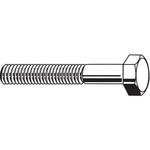 Fabory 1x22-8, Stainless Steel Hex Head Cap Screw, 18-8, 5-1/2x22L, Plain Finish, 5 Pk U51000.100.0550