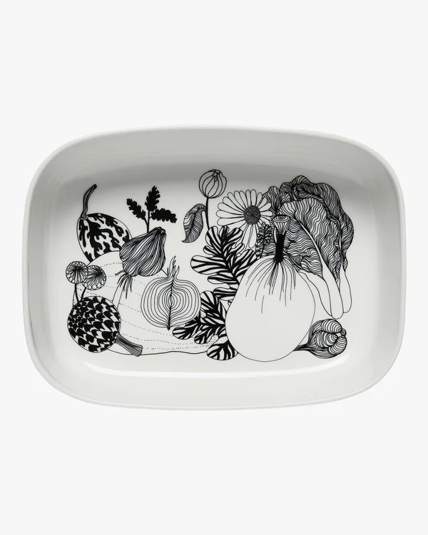 Marimekko - Siirtolapuutarha Serving Dish