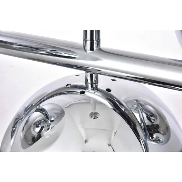 Elegant Eclipse 7-Light Chrome Pendant with Clear Glass LD6137C J16XC