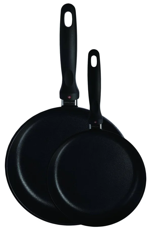 Swiss Diamond XD 2 Piece Set: Fry Pan Duo 8-Inch & 10.25-Inch - Black