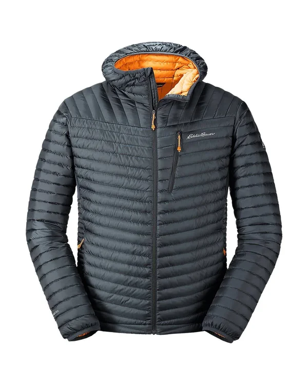 Eddie Bauer Men's MicroTherm 2.0 Down Hooded Jacket - Blue - XXXL