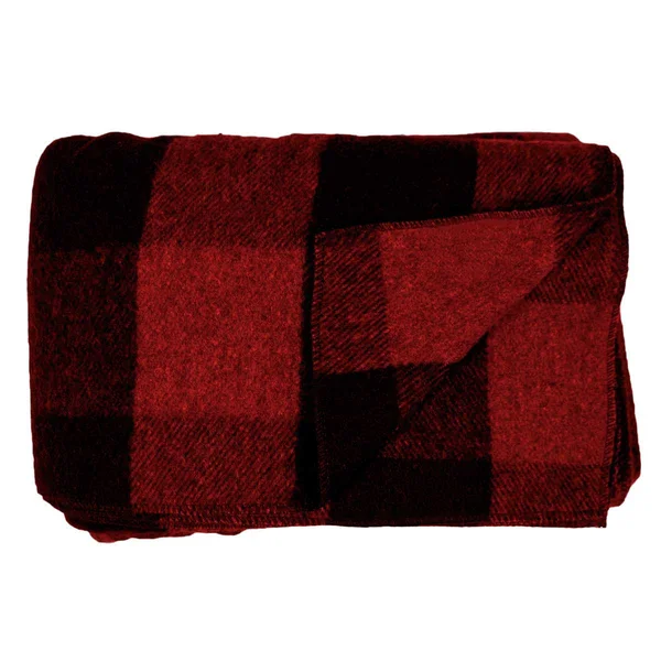 Minus33 White Mountain Woolen Camp Blanket Grey/Blue Plaid