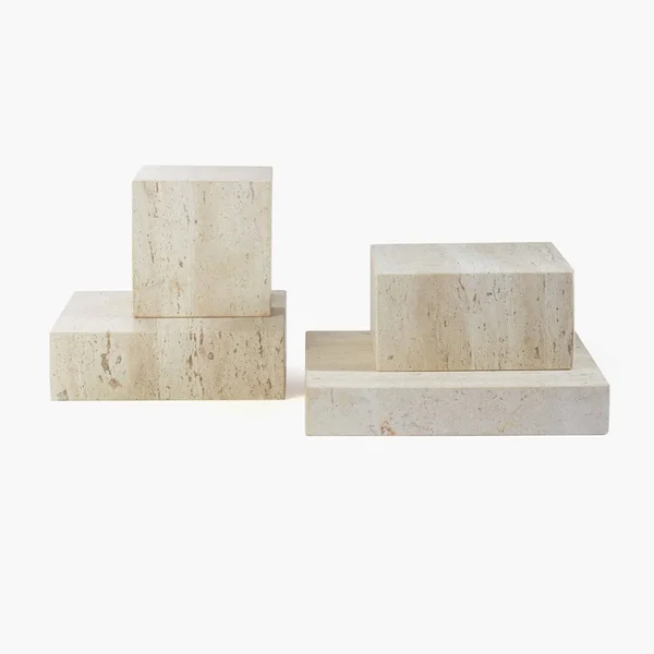 Studio A Travertine Cube Riser - SM