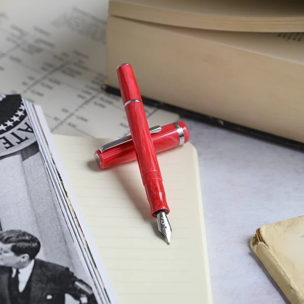 Esterbrook Jr Pocket Fountain Pen - Carmine Red - Extra-Fine
