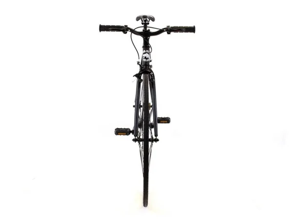 Golden Cycles Domino Fixie Single Speed City Bike Bicycle, GC-DMN 52 cm, Matte Black/White