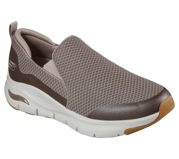 Skechers Men's Arch Fit - Banlin Sneakers - Taupe, 7.5