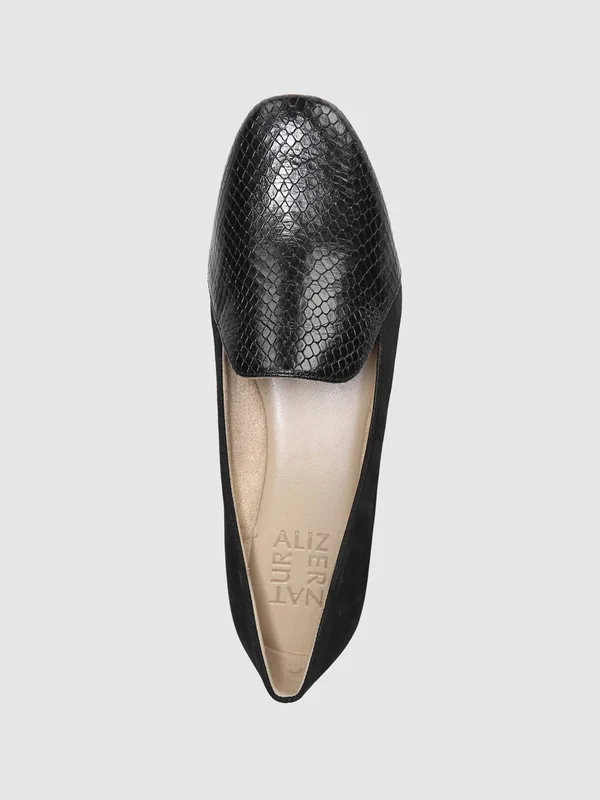 Naturalizer Emiline Flats - Black Snake