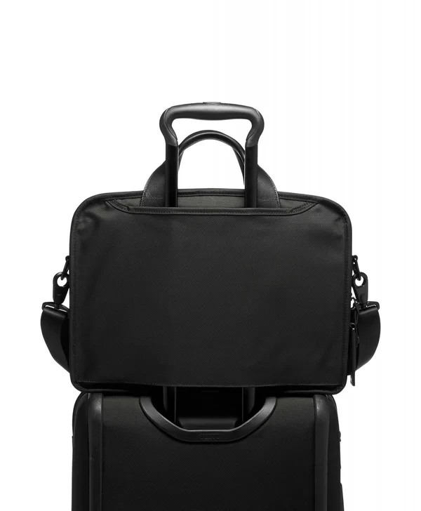 Tumi Alpha 3 Black T-Pass Medium Screen Laptop Slim Brief