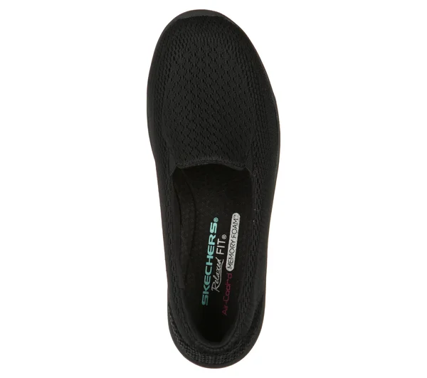 Skechers Women's Relaxed Fit: Reggae Fest 2.0 - Sweet Poise Shoe - Black, 10