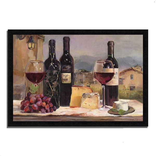 Tangletown Fine Art 23x22 x 33x22 Villa Reds by Marilyn Hageman Framed Painting Print