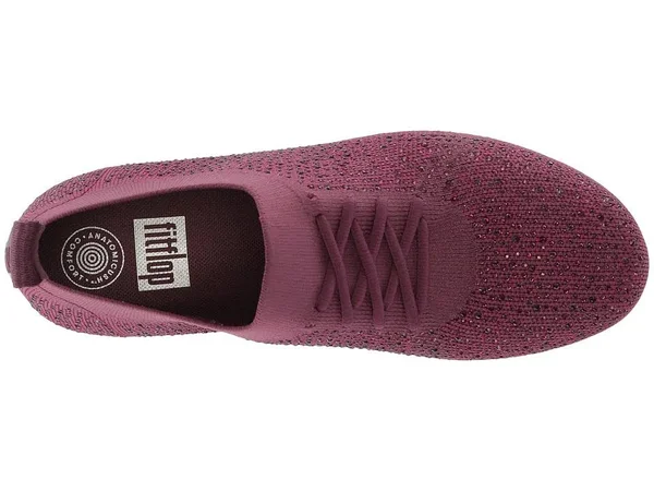 Fitflop Women's F-Sporty Uberknit Sneakers - Crystal Deep Plum, Plum Jam 8.5