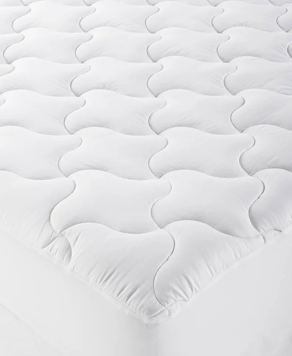 Martha Stewart Collection Quilted King Mattress Pad - Created for Macy&s - White