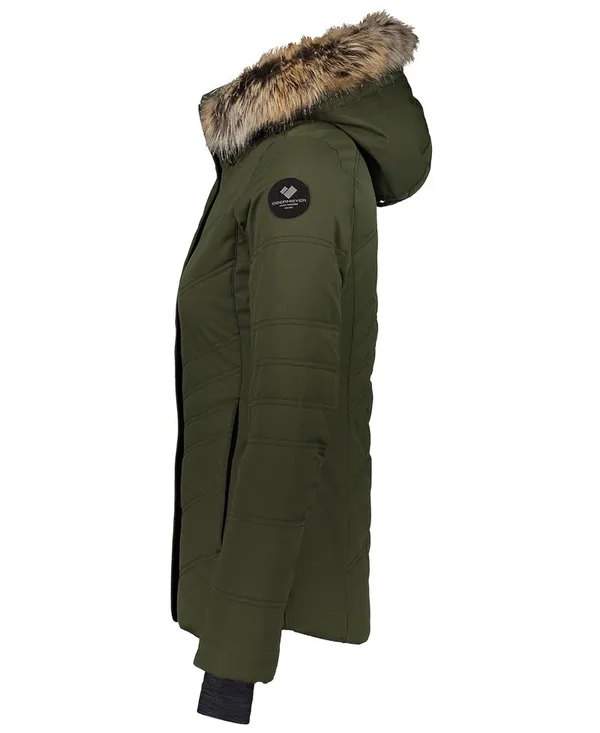 Obermeyer Women's Tuscany II Insulated Jacket Green 8