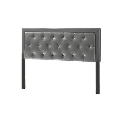 Charelle Upholstered Panel Headboard Red Barrel Studio Color: Gray