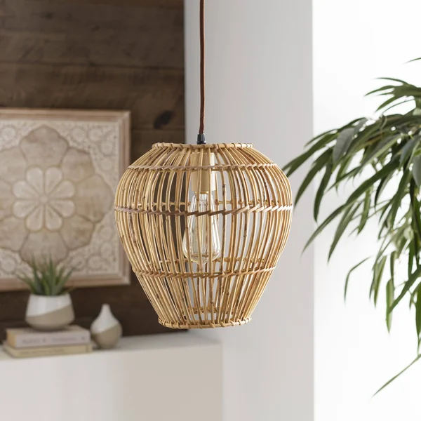 Surya Manning Rattan Pendant MNN-002