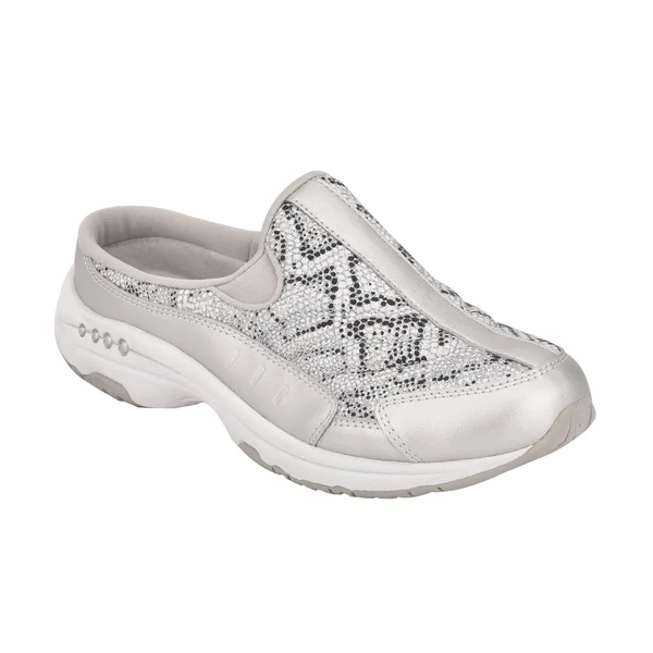 Women's Easy Spirit Traveltime Sneaker, Size 10 W - Grey