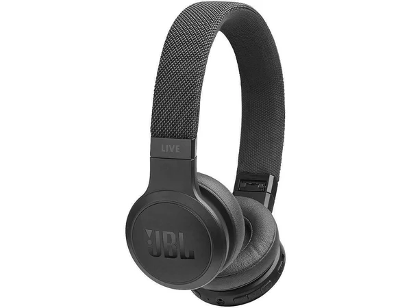 JBL Live 400BT - On-Ear Wireless Headphones - Black