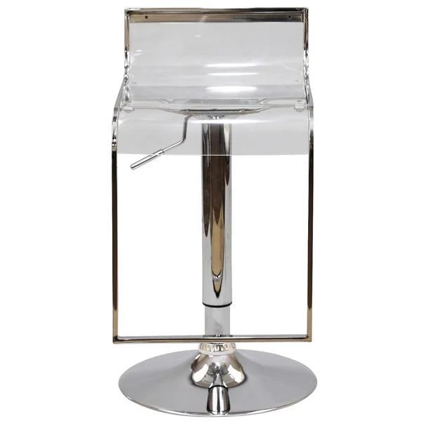 Modway Lem Barstool in Clear Acrylic