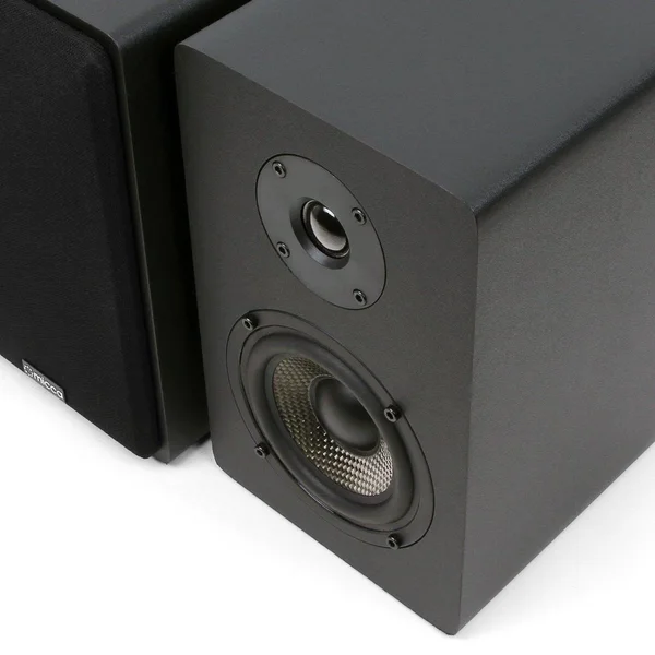 Micca MB42X Bookshelf Speakers with 4-Inch Carbon Fiber Woofer and Silk Dome