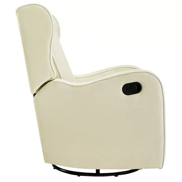Rowe Upholstered Manual Glider Recliner Upholstery Color: Beige