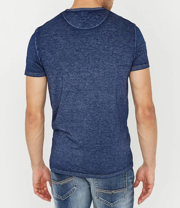 Buffalo David Bitton Men's Short Sleeve Kasum Henley