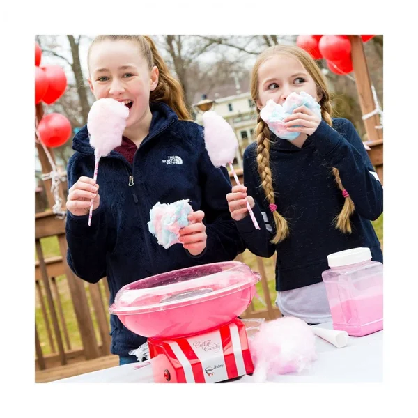 The Candery Cotton Candy Machine - Bright - Colorful Style- Makes Hard Candy, Sugar Free Candy, Sugar Floss, Homemade Sweets for