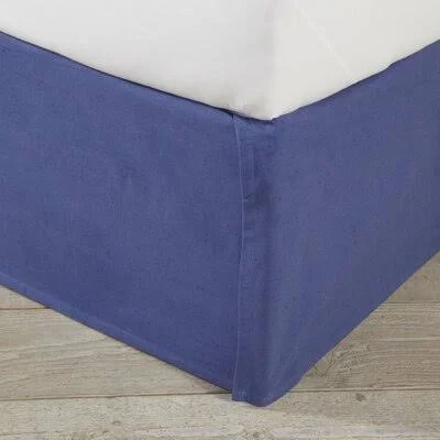 Cogswell 16x22 Bed Skirt Darby Home Co Size: Full/Queen - Color: Navy